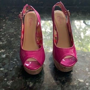 Candies  fuchsia wedges
